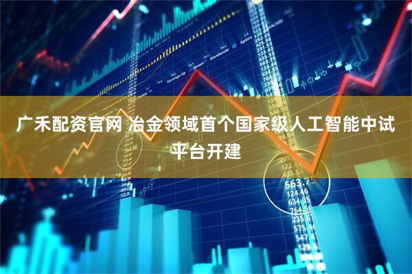 广禾配资官网 冶金领域首个国家级人工智能中试平台开建